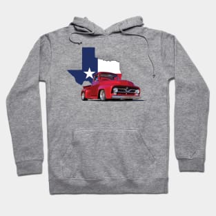 Custom Ford Truck on Texas Hoodie